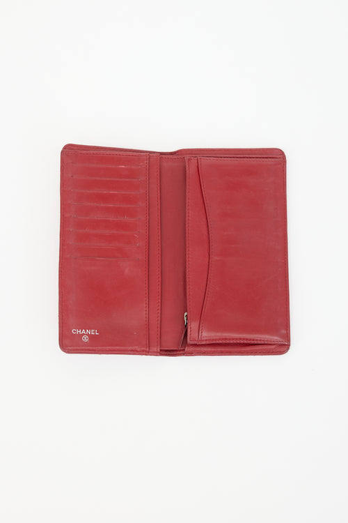 Chanel 2012 Quilted Leather L-Yen Wallet