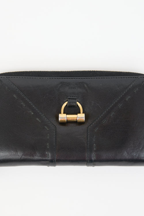 Saint Laurent Leather Muse Wallet