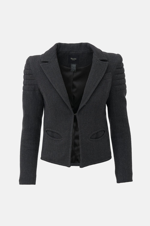 Smythe Wool Cropped Blazer