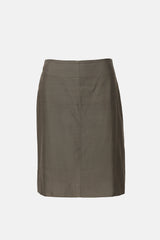 Louis Vuitton Vintage Twill Midi Skirt