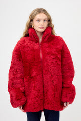 Raey Fur Zip Jacket
