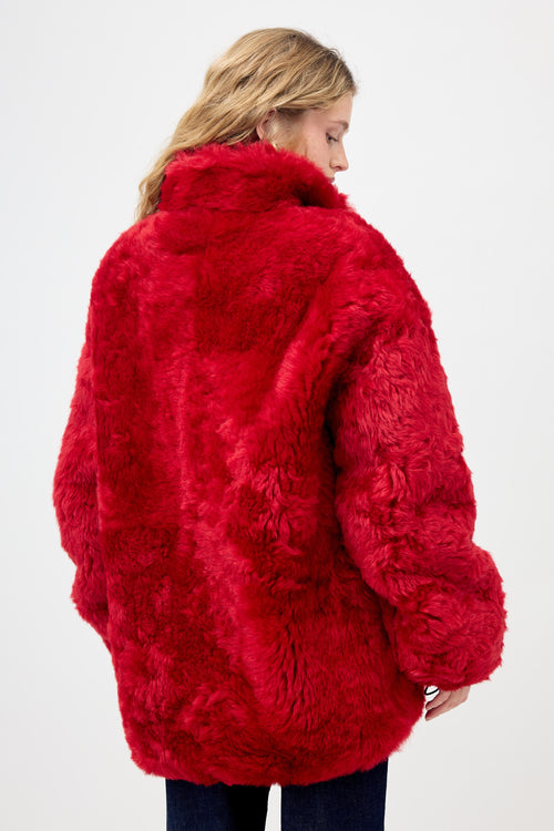 Raey Fur Zip Jacket