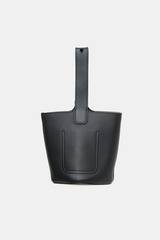Loewe Leather Mini Pebble Bucket Bag