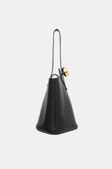 Loewe Leather Mini Pebble Bucket Bag