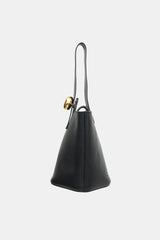 Loewe Leather Mini Pebble Bucket Bag