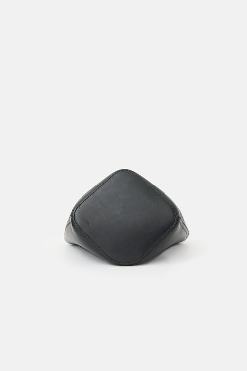 Loewe Leather Mini Pebble Bucket Bag