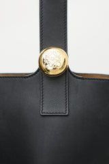 Loewe Leather Mini Pebble Bucket Bag