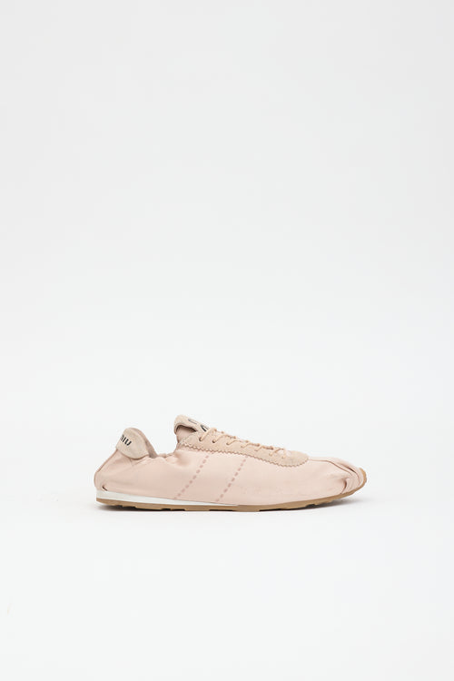Miu Miu Satin Plume Sneaker