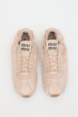 Miu Miu Satin Plume Sneaker