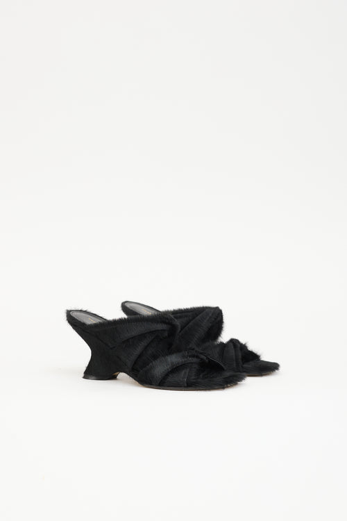 Dries Van Noten Hair Mules