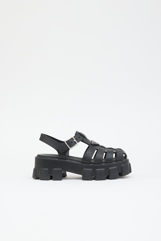 Prada Rubber Monolith Fisherman Sandal