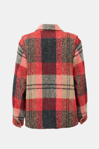 Smythe Tweed Plaid Barn Jacket