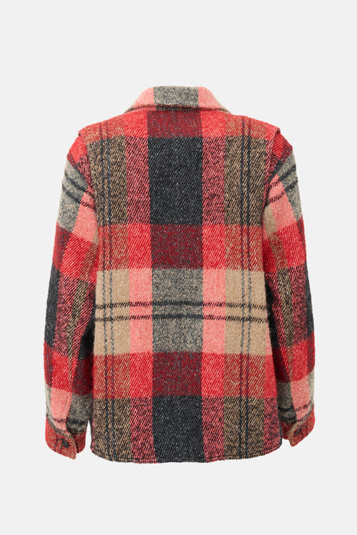 Smythe Tweed Plaid Barn Jacket