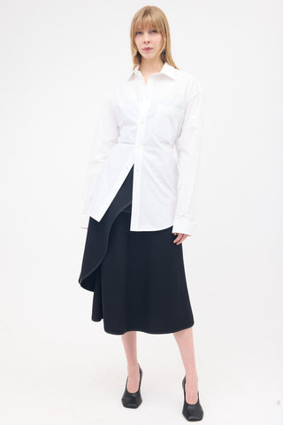 Celine Pre Fall 2014 Wool Wrap Skirt