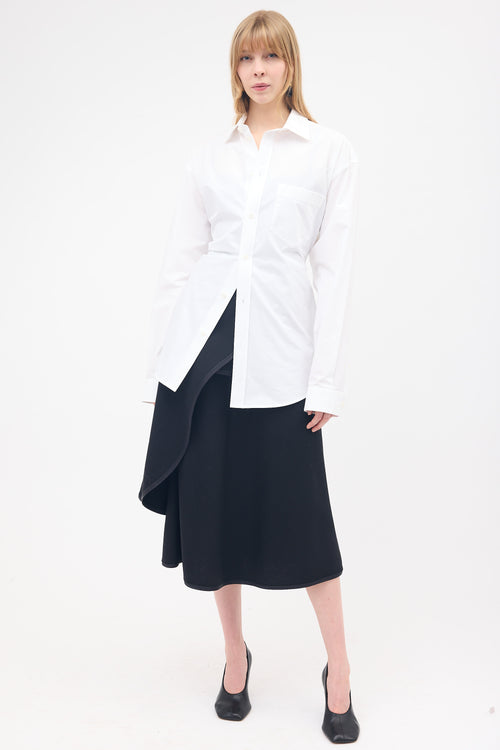 Celine Pre Fall 2014 Wool Wrap Skirt