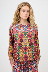 Pierre-Louis Mascia Silk Floral Two Piece Set