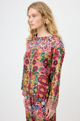 Pierre-Louis Mascia Silk Floral Two Piece Set