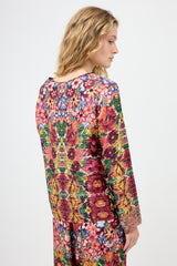 Pierre-Louis Mascia Silk Floral Two Piece Set
