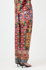 Pierre-Louis Mascia Silk Floral Two Piece Set