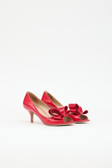 Valentino Patent Bow  Pump