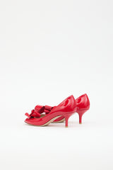 Valentino Patent Bow  Pump