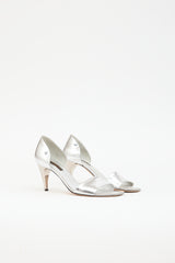 Louis Vuitton Metallic Patent  Sandal