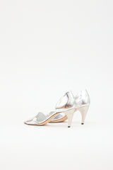 Louis Vuitton Metallic Patent  Sandal