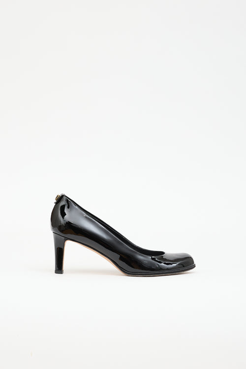 Gucci Patent GG Pump