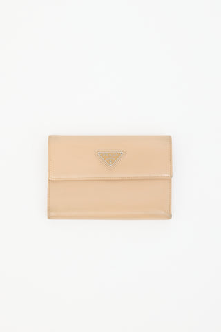Prada Leather Trifold Wallet