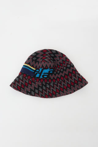 Prada Wool & Cashmere Knit Bucket Hat