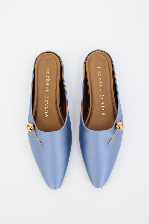 Herbert Levine Satin Sleep On It  Mule