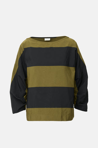 Dries Van Noten Linen Striped Top