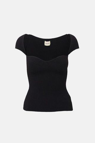 Khaite Ribbed Knit Ista Top