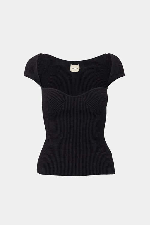 Khaite Ribbed Knit Ista Top