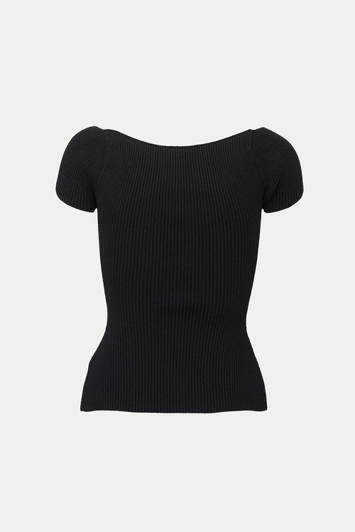Khaite Ribbed Knit Ista Top