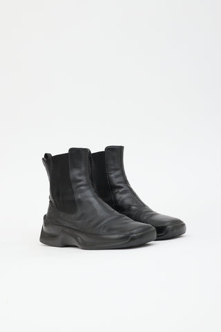 Prada Sport Leather Chelsea Boot