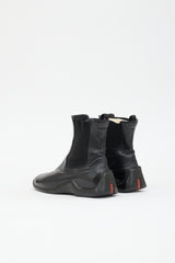 Prada Sport Leather Chelsea Boot