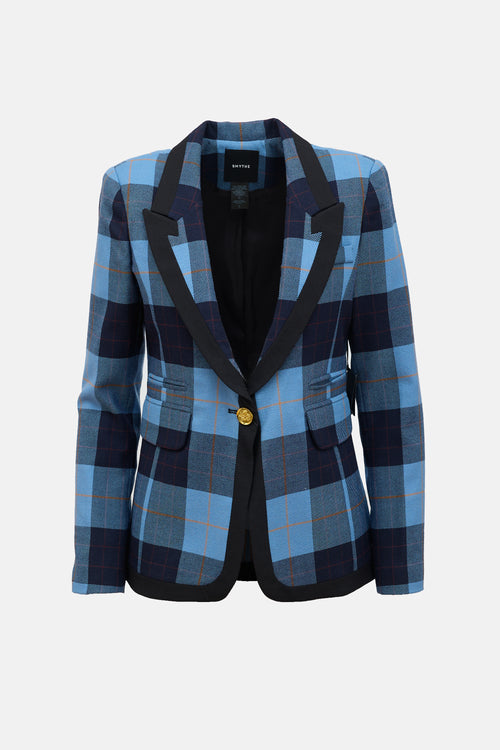 Smythe Wool Plaid Blazer