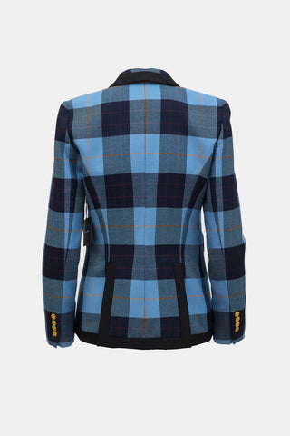 Smythe Wool Plaid Blazer