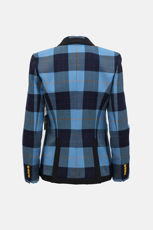 Smythe Wool Plaid Blazer