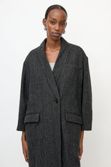 Isabel Marant Étoile Wool Patterned Henlo Coat