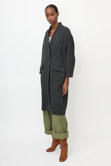 Isabel Marant Étoile Wool Patterned Henlo Coat