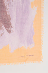 Dries Van Noten Sheer Printed Rectangle Scarf