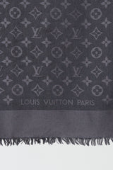 Louis Vuitton Silk & Wool Monogram Scarf