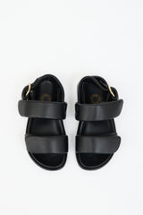 Dries Van Noten Padded Leather Velcro Sandal