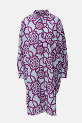 Dries Van Noten Oversized Printed Shirt Dress