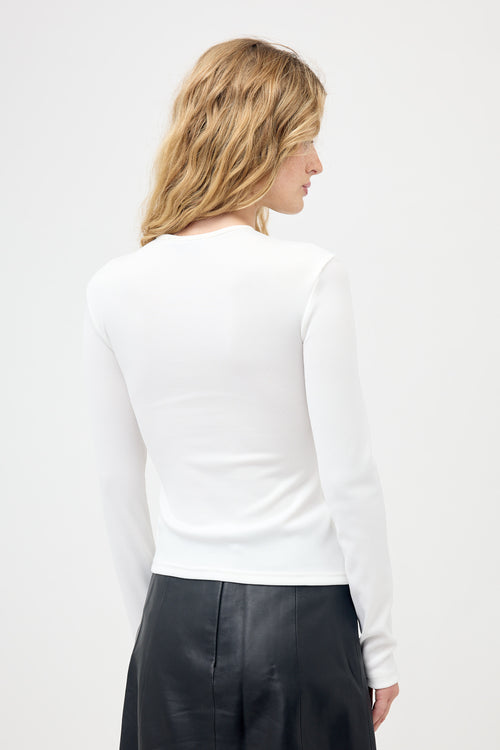 Christopher Esber Ribbed Knit Pendant Top