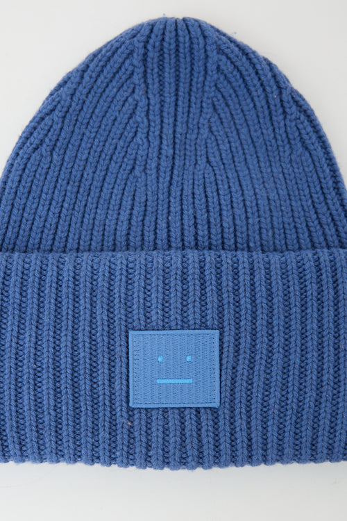 Acne Studios Wool Ribbed Knit Beanie