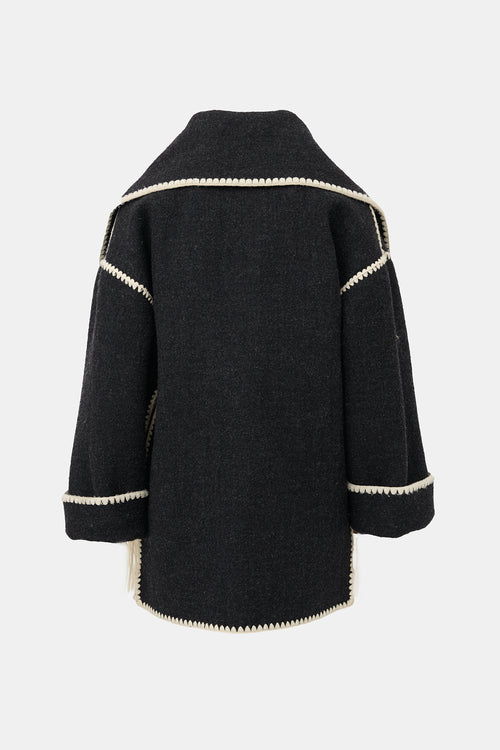 Toteme Wool Scarf Jacket