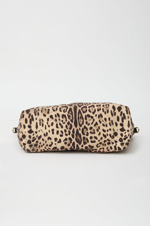 Dolce & Gabbana Nylon Printed Diaper Bag